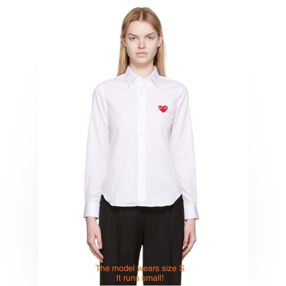 CGD PLAY | Single Heart Poplin Shirt - Picture 6 of 7
